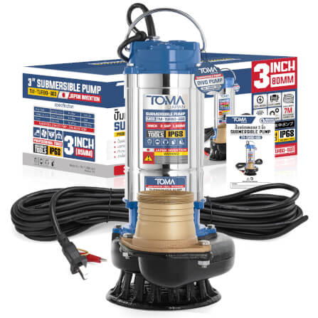 ปั๊มจุ่ม TOMA JAPAN รุ่น TM-TURBO-660 ขนาด 3 นิ้ว 2.5HP 1,900W_7